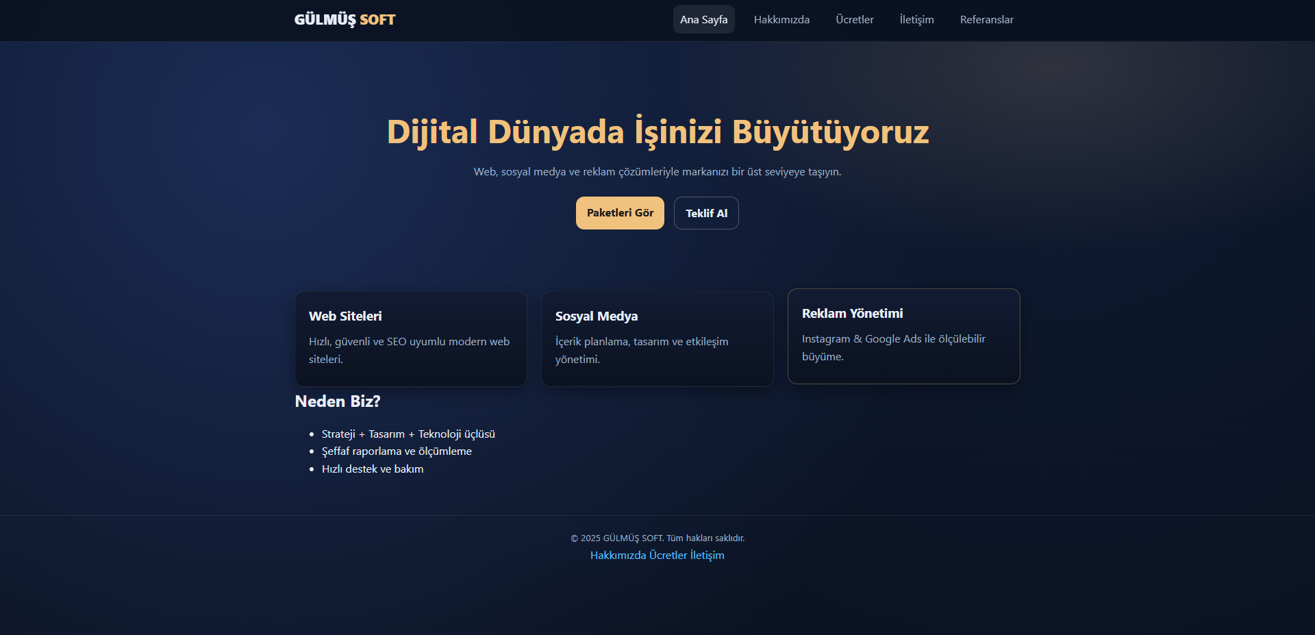 SÜVARİ SOFT Websitesi Görseli